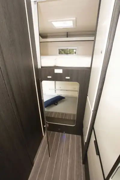 Plenty of storage in the Roller Team Zefiro Sport motorhome (Click to view full screen)