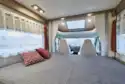 The large bed in the Pilote Pacific P626D motorhome