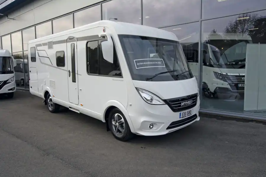 The Hymer Exsis-i 580 motorhome (Click to view full screen)