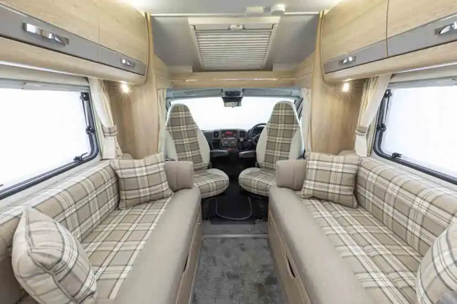 The lounge and cab - with heated cab seats as standard (Click to view full screen)
