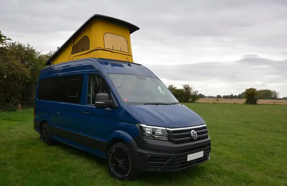 The Standout Campers VW Crafter campervan  (Click to view full screen)