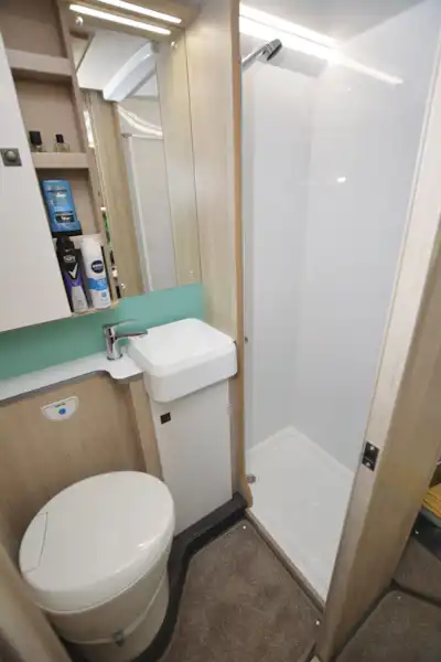 The washroom in the Auto-Trail Tribute F72 (Click to view full screen)