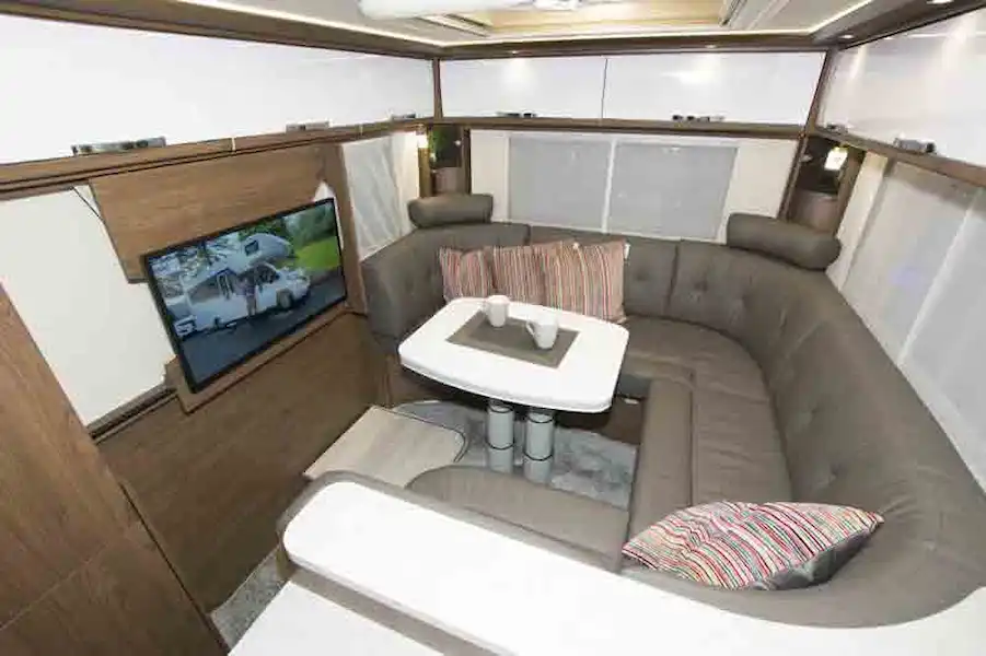 The Frankia I 840 Plus Titan's lounge is the star of the show © Warners Group Publications (Click to view full screen)