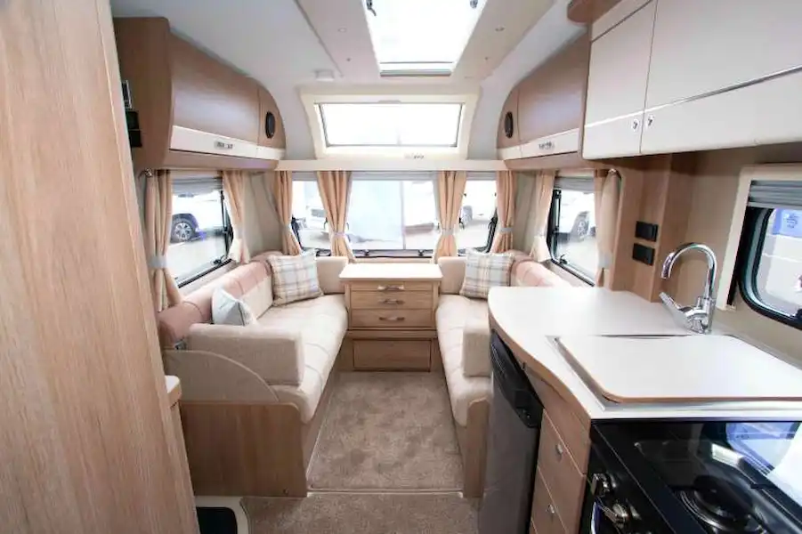 Compass Capiro 550 living space (Click to view full screen)