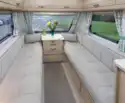 lounge seating is long enough for all six caravanners to sit together
