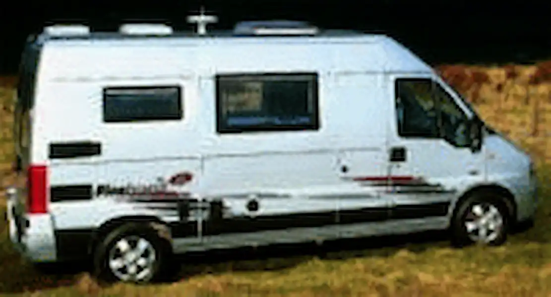 Motorhome review - Barrons Firebrand on LWB Peugeot Boxer 2.2HDI (Click to view full screen)