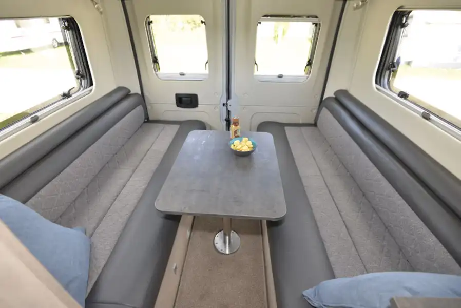 Seating in the Auto-Trail Adventure 65 campervan (Click to view full screen)
