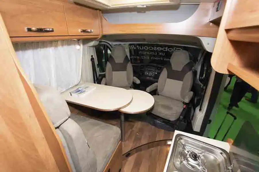 View of the cab from the rear of the motorhome ©Warners Group Publications, 2019 (Click to view full screen)