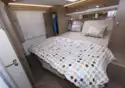 The large double bed in the Malibu I 500 QB Touring motorhome