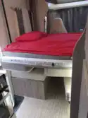 The drop-down bed is a highlight