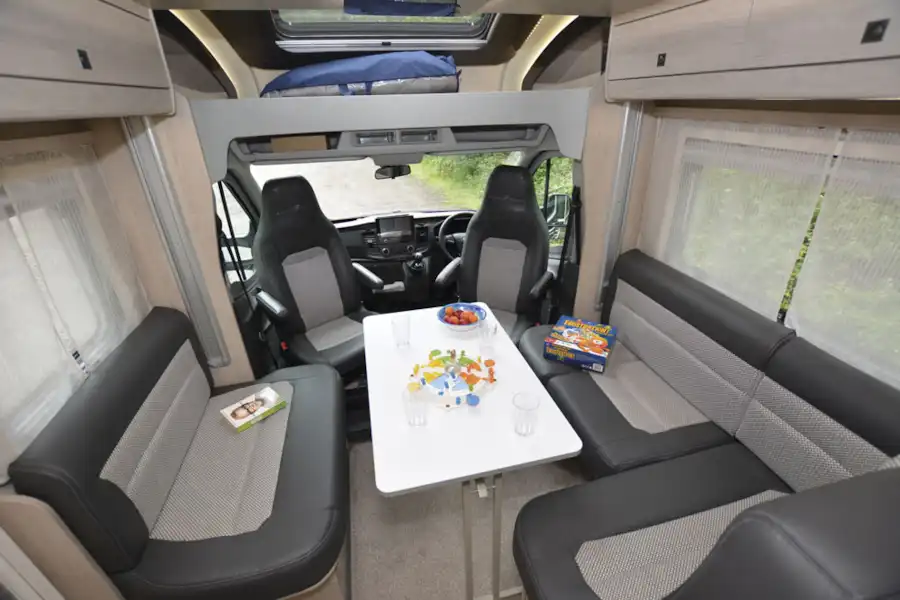 The lounge in the Auto-Trail Tribute F72 (Click to view full screen)